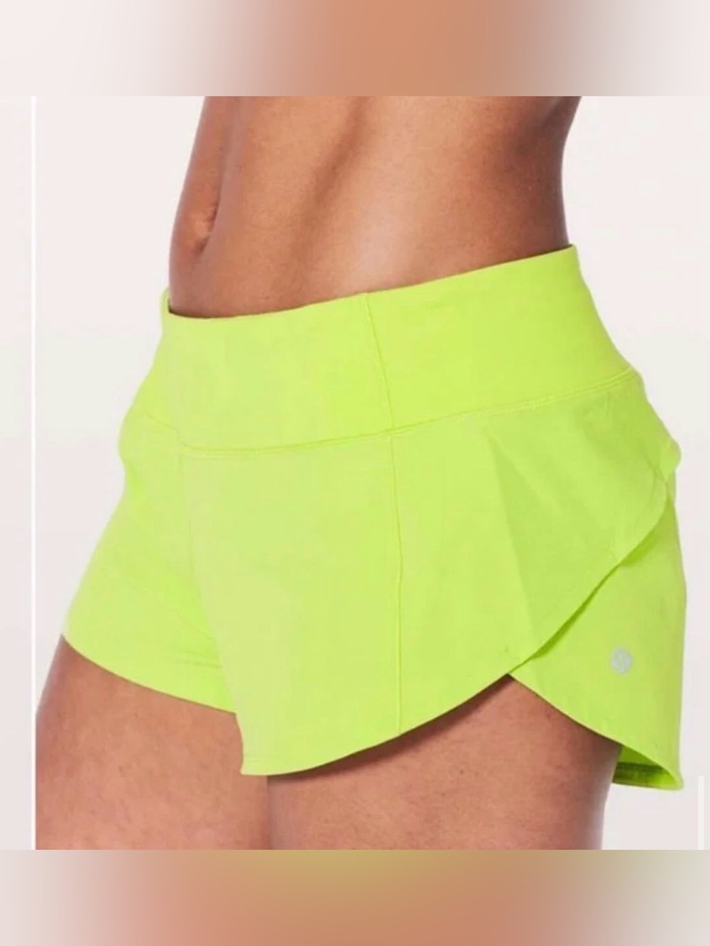 lululemon athletica Women's Bright Lime Athletic Skort